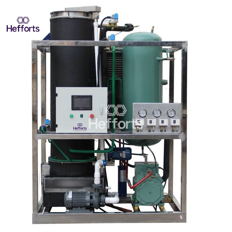 water cooled customized 2000kgs per day tube ice making machine for frozen food ,vegaterable